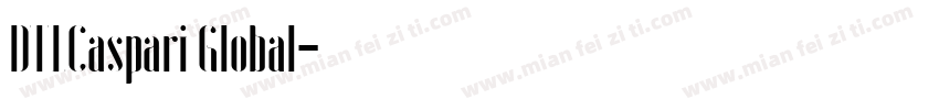 DTLCaspari Global字体转换